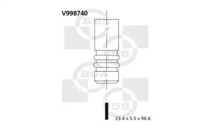 Клапан BGA V998740