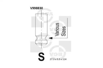 Клапан BGA V998830