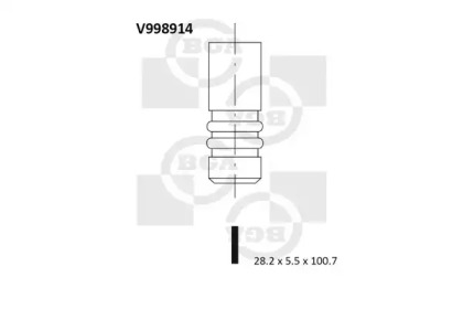 Клапан BGA V998914