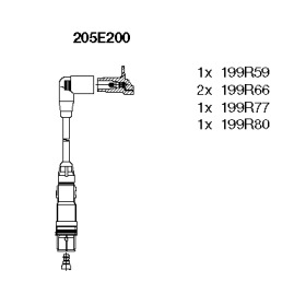 Комплект электропроводки BREMI 205E200