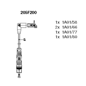 Комплект электропроводки BREMI 205F200