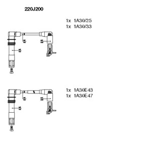 Комплект электропроводки BREMI 220J200