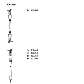 Комплект электропроводки BREMI 300/388