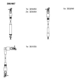 Комплект электропроводки BREMI 300/667