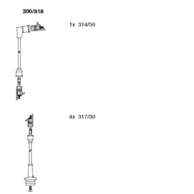 Комплект электропроводки BREMI 300/818