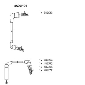 Комплект электропроводки BREMI 3A00/104