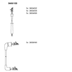 Комплект электропроводки BREMI 3A00/133