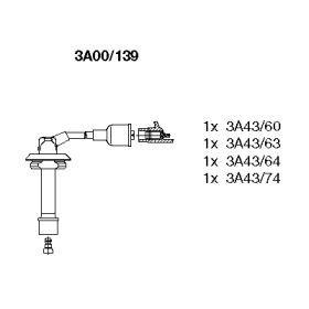 Комплект электропроводки BREMI 3A00/139