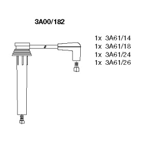 Комплект электропроводки BREMI 3A00/182