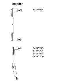 Комплект электропроводки BREMI 3A00/187