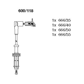 Комплект электропроводки BREMI 600/118