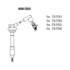 Комплект электропроводки BREMI 600/250