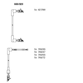 Комплект электропроводки BREMI 600/323