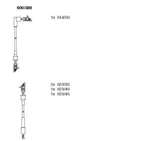 Комплект электропроводки BREMI 600/389