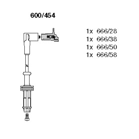 Комплект электропроводки BREMI 600/454