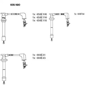 Комплект электропроводки BREMI 600/480