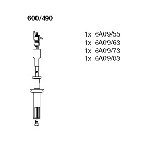 Комплект электропроводки BREMI 600/490