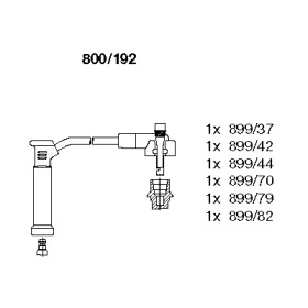 Комплект электропроводки BREMI 800/192