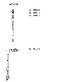 Комплект электропроводки BREMI 800/256