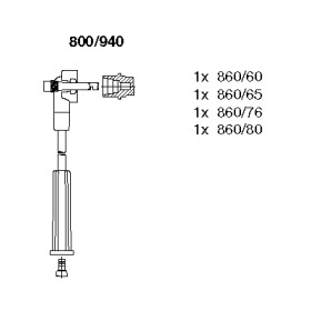 Комплект электропроводки BREMI 800/940