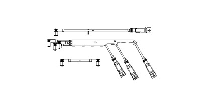 Комплект электропроводки BREMI 923/100