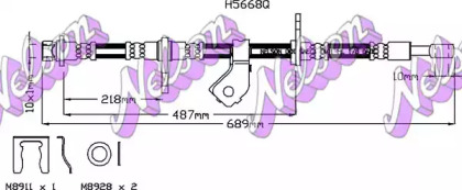 Шлангопровод BROVEX-NELSON H5668Q