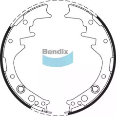 Комлект тормозных накладок BENDIX-AU BS1371