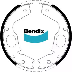 Комлект тормозных накладок BENDIX-AU BS1797