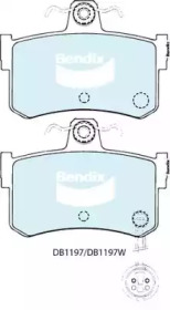 Комплект тормозных колодок BENDIX-AU DB1197 GCT