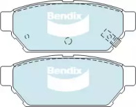 Комплект тормозных колодок BENDIX-AU DB1278 GCT