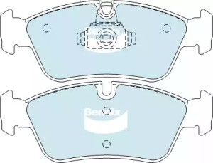 Комплект тормозных колодок BENDIX-AU DB1414 EURO+