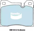 Комплект тормозных колодок BENDIX-AU DB161 GCT