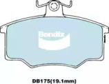 Комплект тормозных колодок BENDIX-AU DB175 GCT