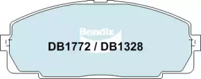 Комплект тормозных колодок BENDIX-AU DB1772 HD