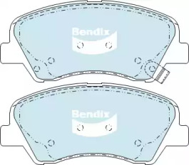 Комплект тормозных колодок BENDIX-AU DB2272 GCT