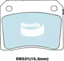 Комплект тормозных колодок BENDIX-AU DB521 GCT