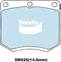 Комплект тормозных колодок BENDIX-AU DB625 ULT