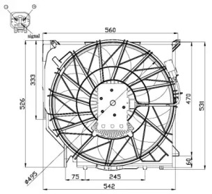 Вентилятор WILMINK GROUP WG1720613