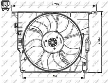 Вентилятор WILMINK GROUP WG1720656