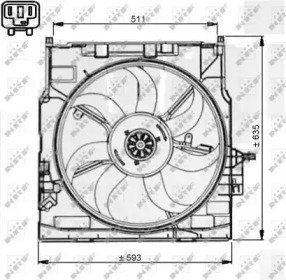 Вентилятор WILMINK GROUP WG1720659