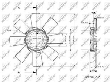 Рабочее колесо вентилятора WILMINK GROUP WG1721062