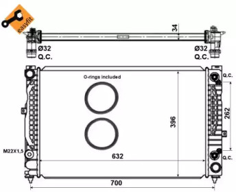 Теплообменник WILMINK GROUP WG1721698