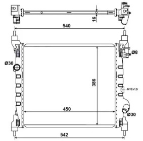 Теплообменник WILMINK GROUP WG1722128