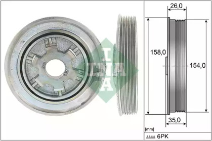 Ременный шкив WILMINK GROUP WG1781160