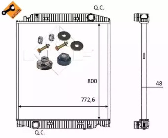 Теплообменник WILMINK GROUP WG1722963