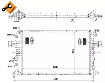 Теплообменник WILMINK GROUP WG1723175