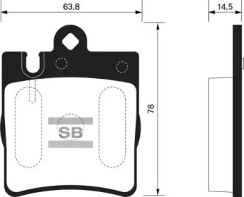 Комплект тормозных колодок FI.BA FBP1089A