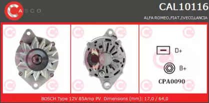 Генератор CASCO CAL10116AS