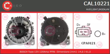 Генератор CASCO CAL10221GS