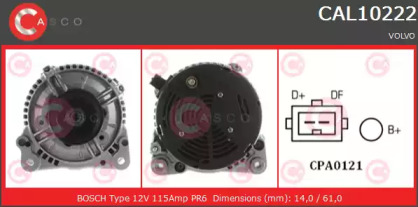 Генератор CASCO CAL10222RS